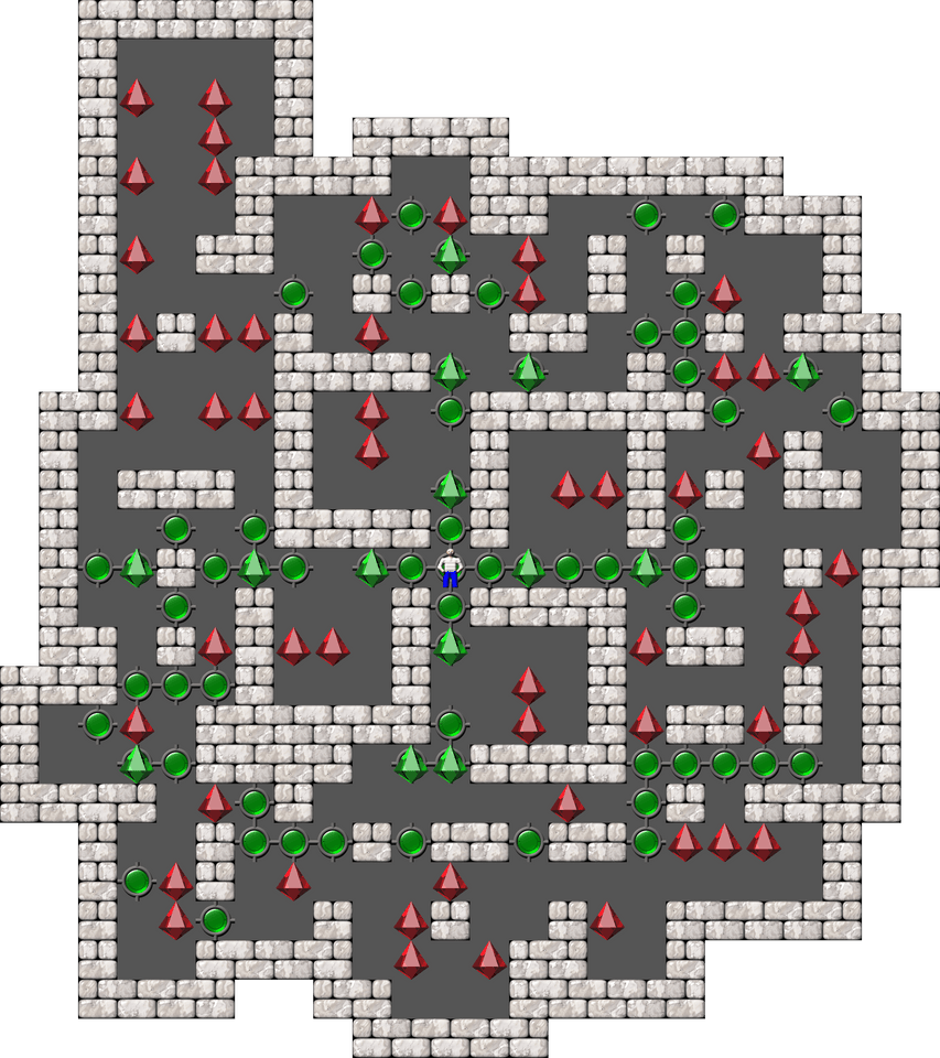 Sokoban Mass Remodel level 1669